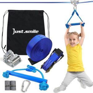 Zip Line Kit for Kids & Adults – 60ft Backyard Zipline