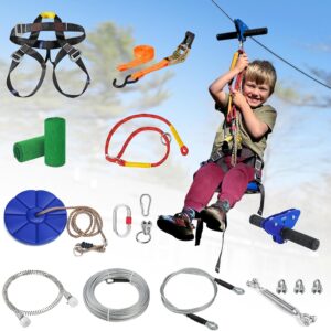 Complete Backyard Zipline Kit for Kids & Adults - CTSC