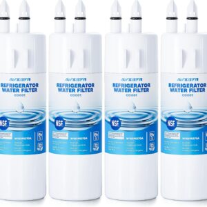 AVXBYR Water Filter 4-Pack, Fits Whirlpool Models