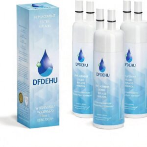 DFDEHU Water Filter 3-Pack for Whirlpool Refrigerators