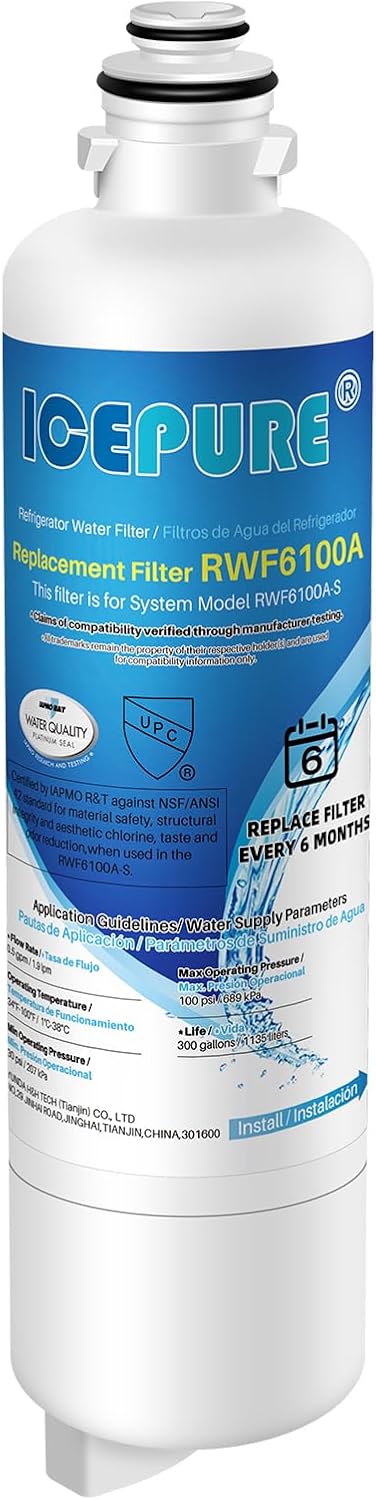 ICEPURE Refrigerator Water Filter Replacement