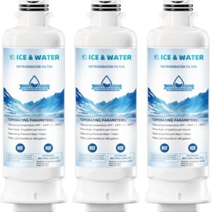 QWFIZ 3-Pack Water Filter for Samsung DA97-17376B