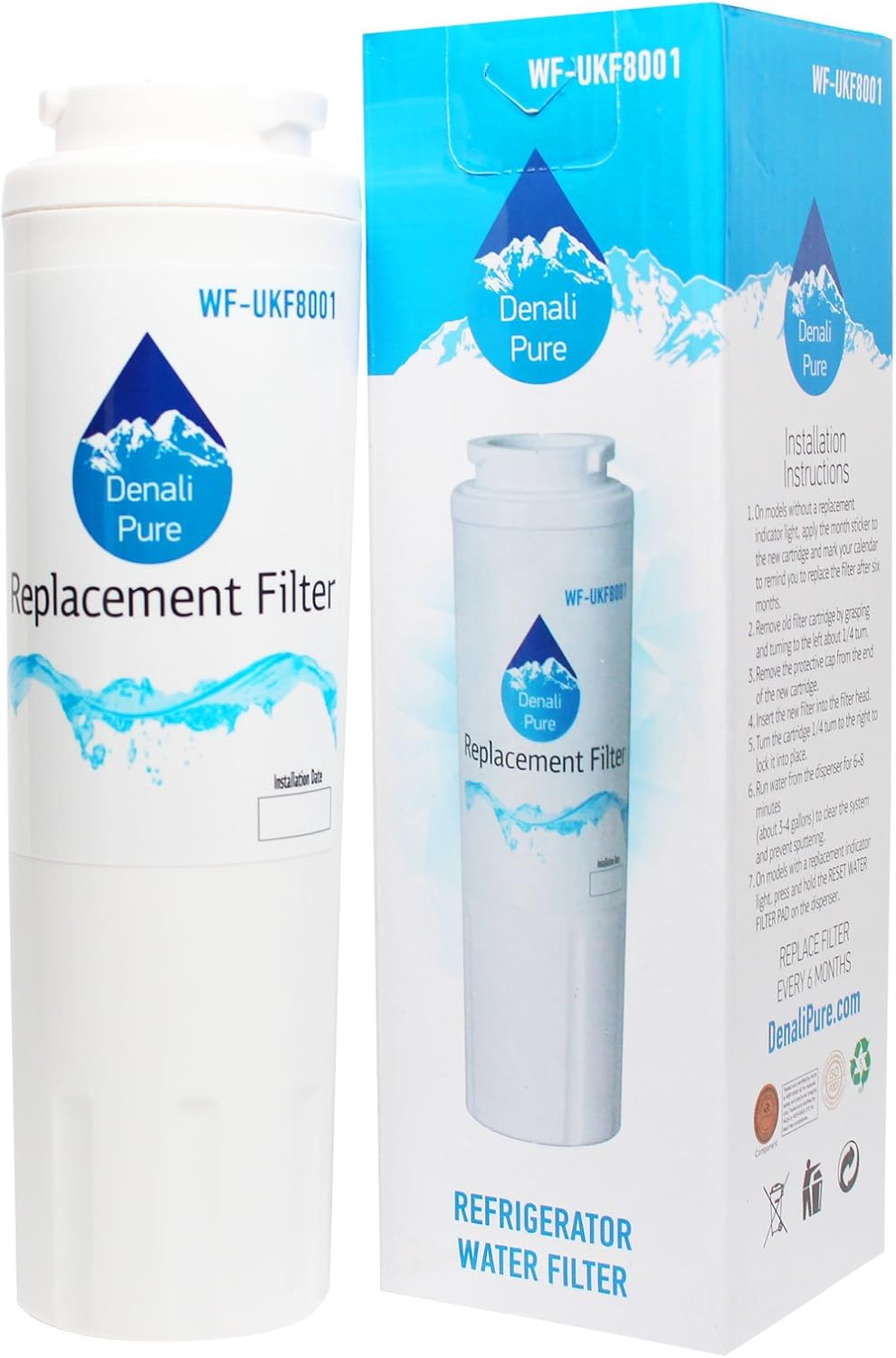 Upstart 2-Pack Replacement for Viking UKF8001 Water Filter