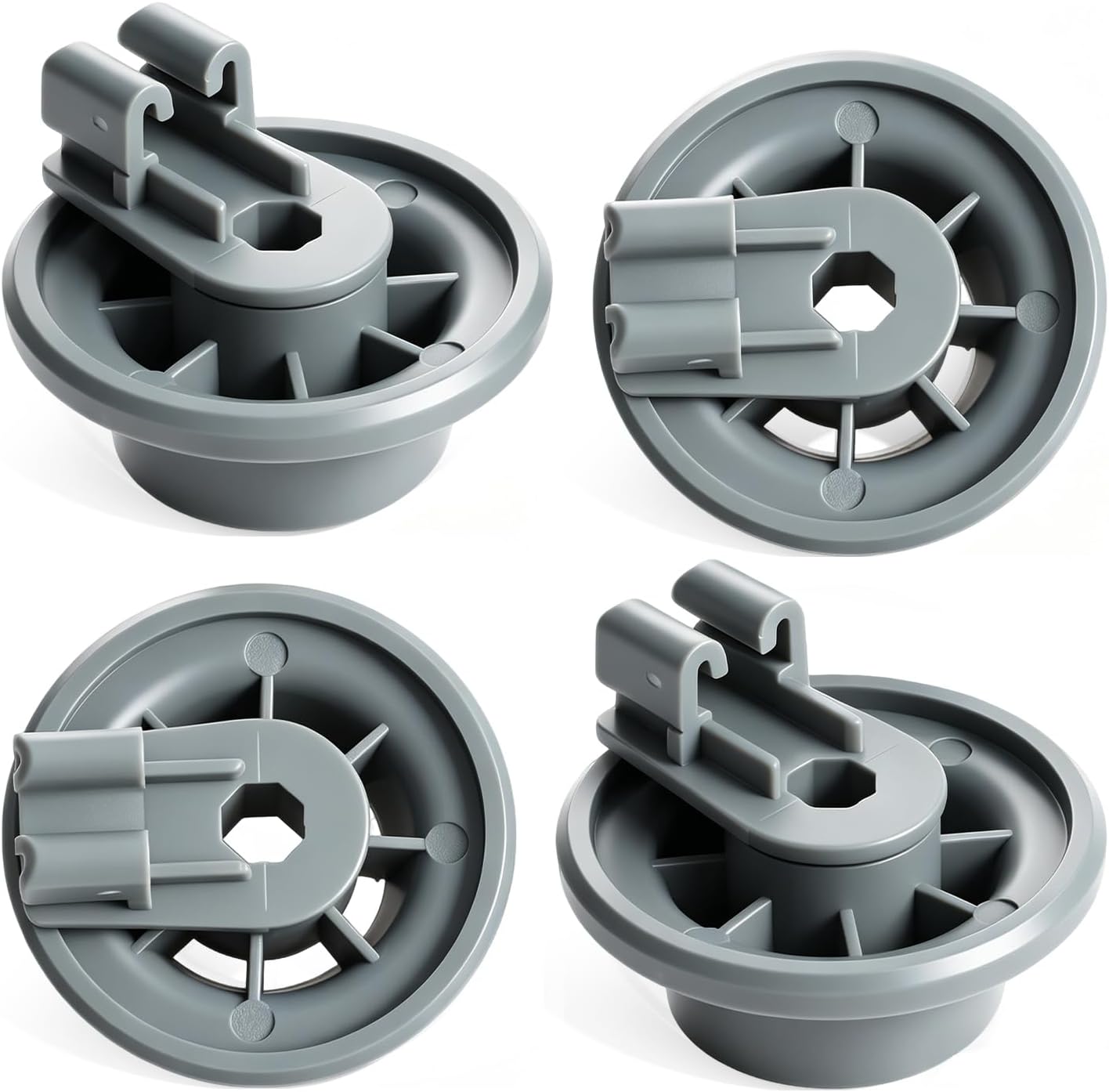 4-Piece Dishwasher Lower Rack Wheel Kit