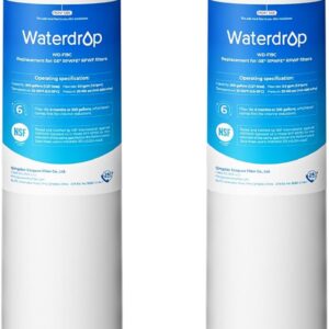 Waterdrop WD-F19C Refrigerator Water Filter for GE Models