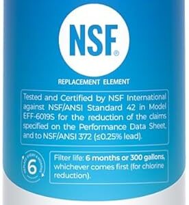 Waterdrop WD-F19C GE Refrigerator Water Filter