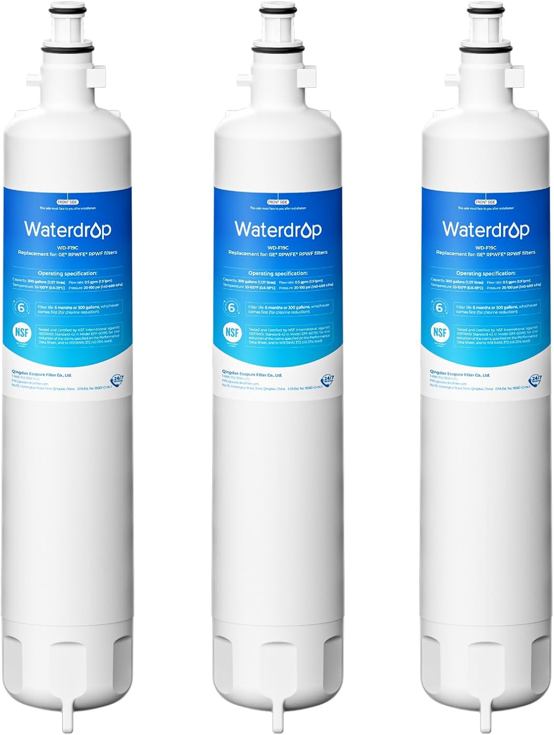 Waterdrop WD-F19C Replacement GE® Water Filter