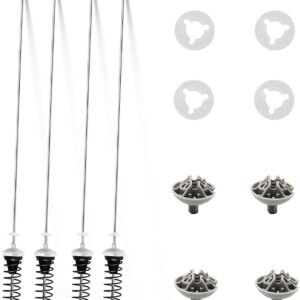 4-Pack Washer Suspension Rod Kit for Whirlpool Maytag Kenmore