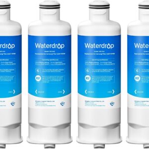 Waterdrop 4-Pack Refrigerator Water Filter (DA97-17376B)