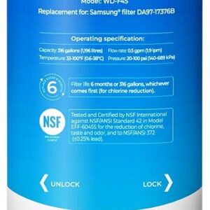Waterdrop WD-F45 Refrigerator Water Filter