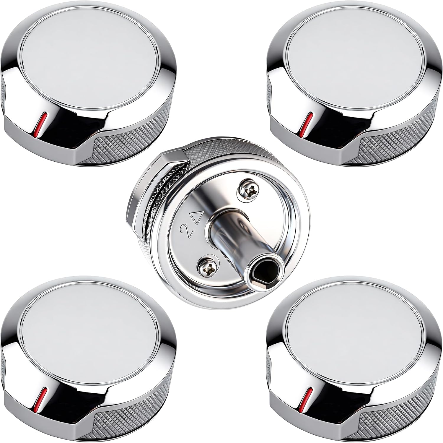 W10545849 Stove Knob (5-Pack) - Whirlpool & KitchenAid Replacement