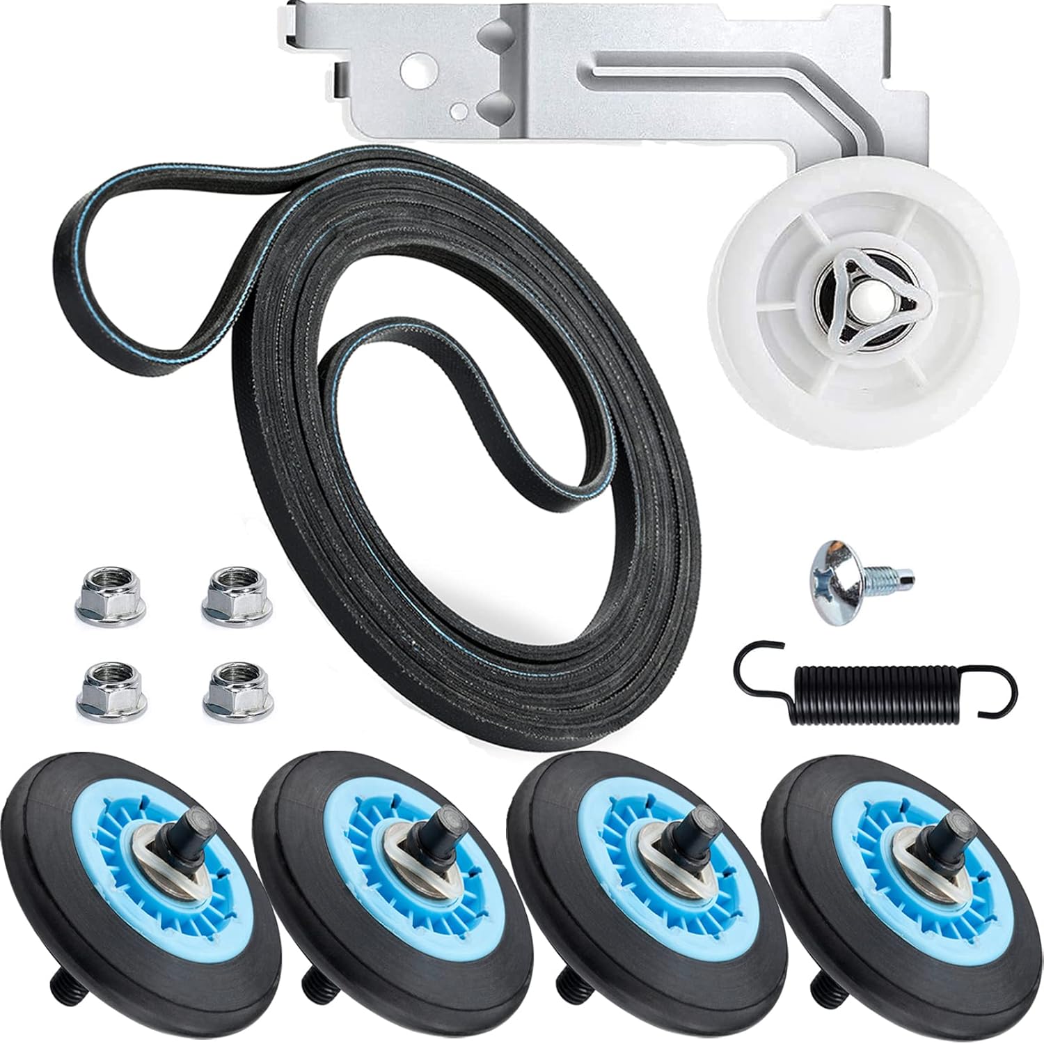 Upgraded Dryer Roller & Belt Kit for Samsung