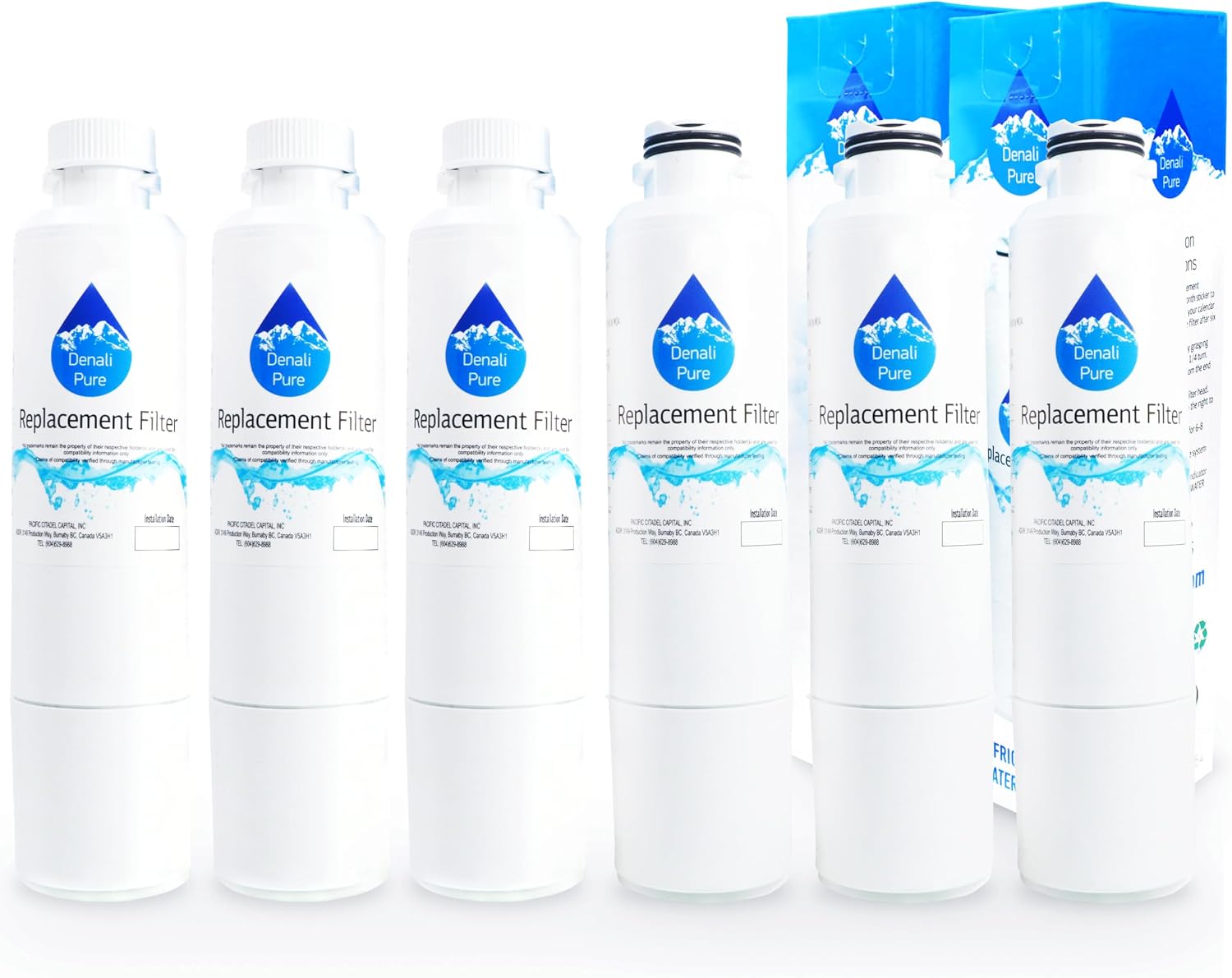 RF260BEAESR Water Filter 6-Pack - Samsung Compatible