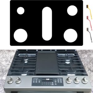 GE 30in Gas Stove Cover - Upgraded Burner Guard