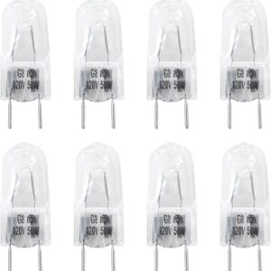 VAIR MUDO 8-Pack Microwave Halogen Bulb 50W G8