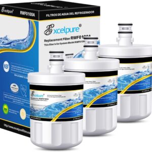EXCELPURE Refrigerator Water Filter 3-Pack for LG & Kenmore