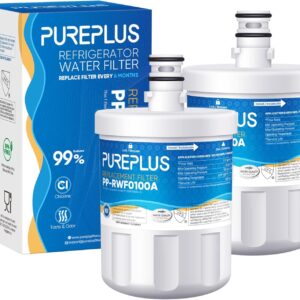 PUREPLUS Refrigerator Water Filter – 2-Pack