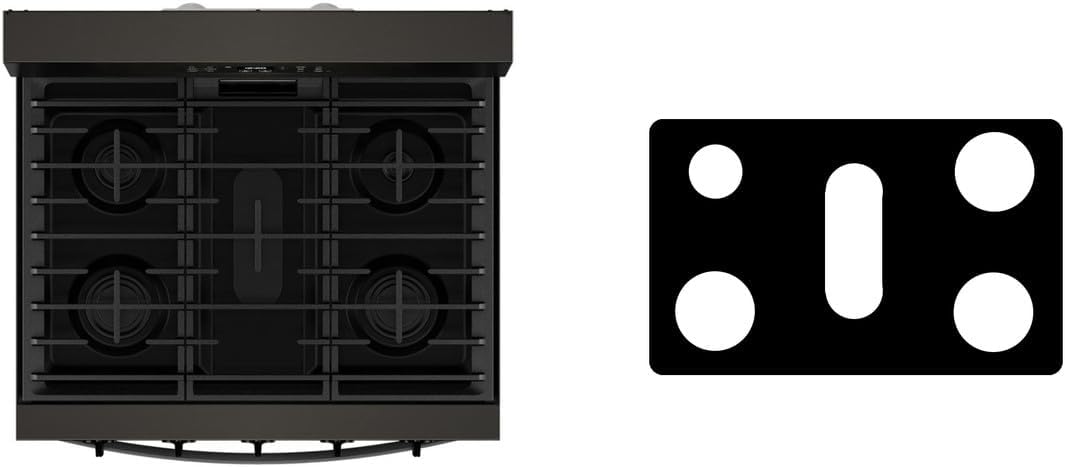 NXG Reusable Stove Burner Liner for Frigidaire Gas Range