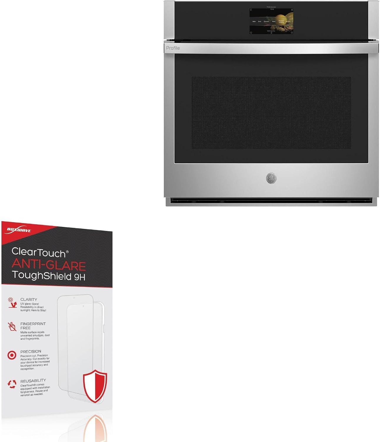BoxWave Screen Protector for GE Profile PTS7000SNSS - Clear, Anti-Glare (2-Pack)