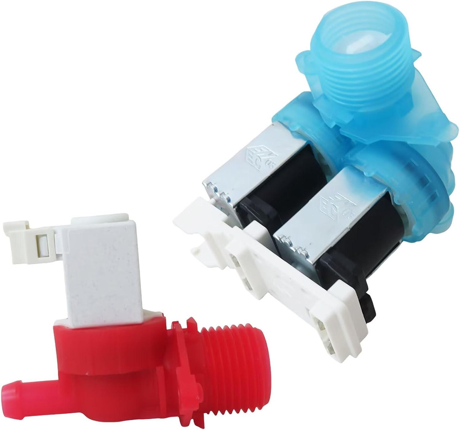 Washer Inlet Valve Pair for Whirlpool WFW560CHW/WFW5620HW