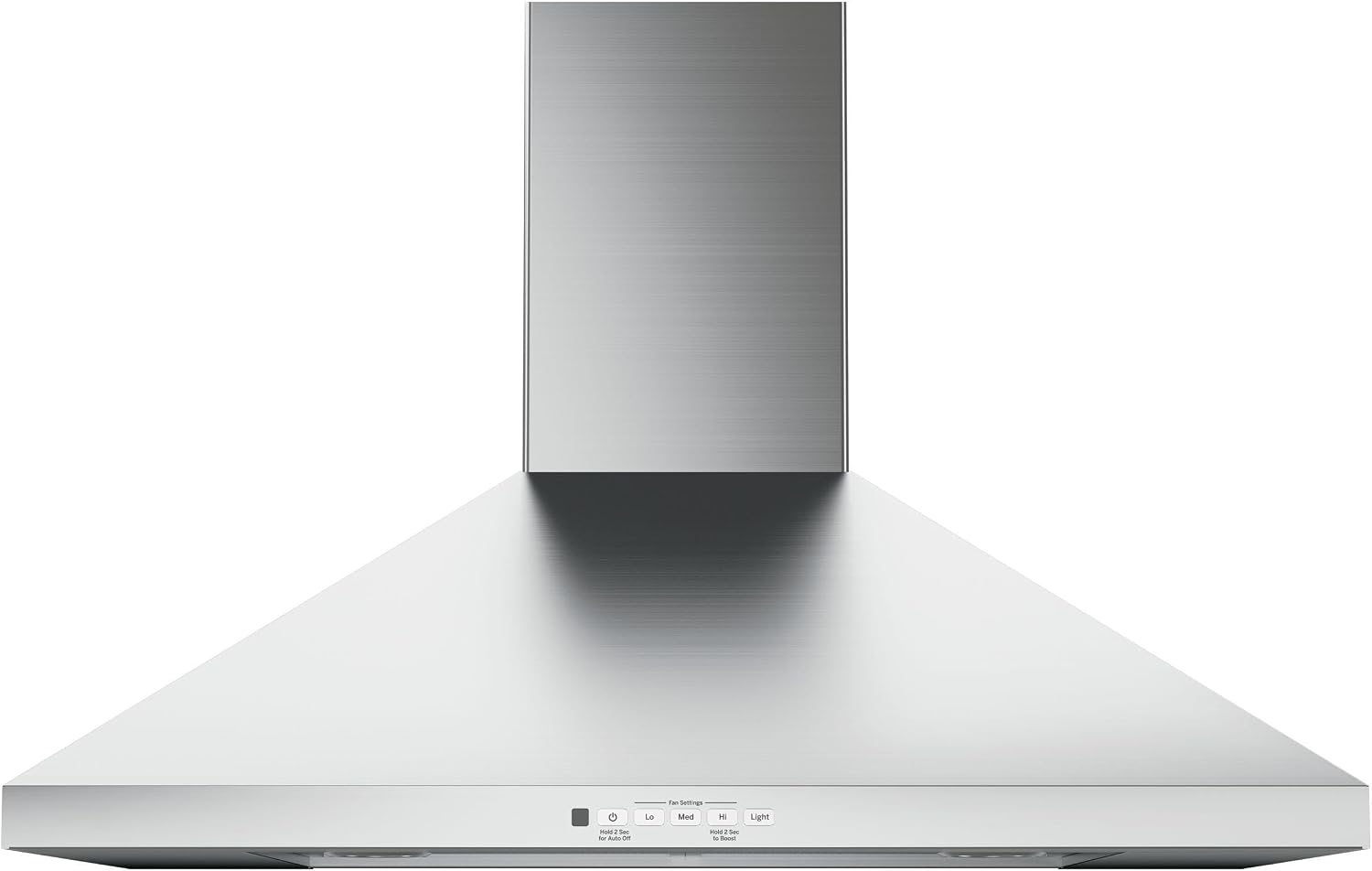 GE Wall-Mount Chimney Hood, 30" Black