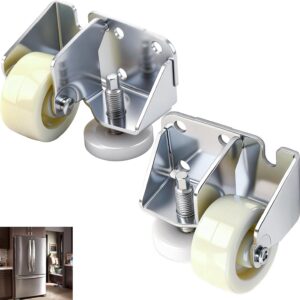 Front Roller Kit for Whirlpool Maytag Kenmore Fridge