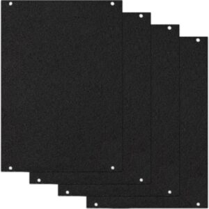 4-Pack Microwave Charcoal Filters for Whirlpool WML55011HS/WML75011HZ