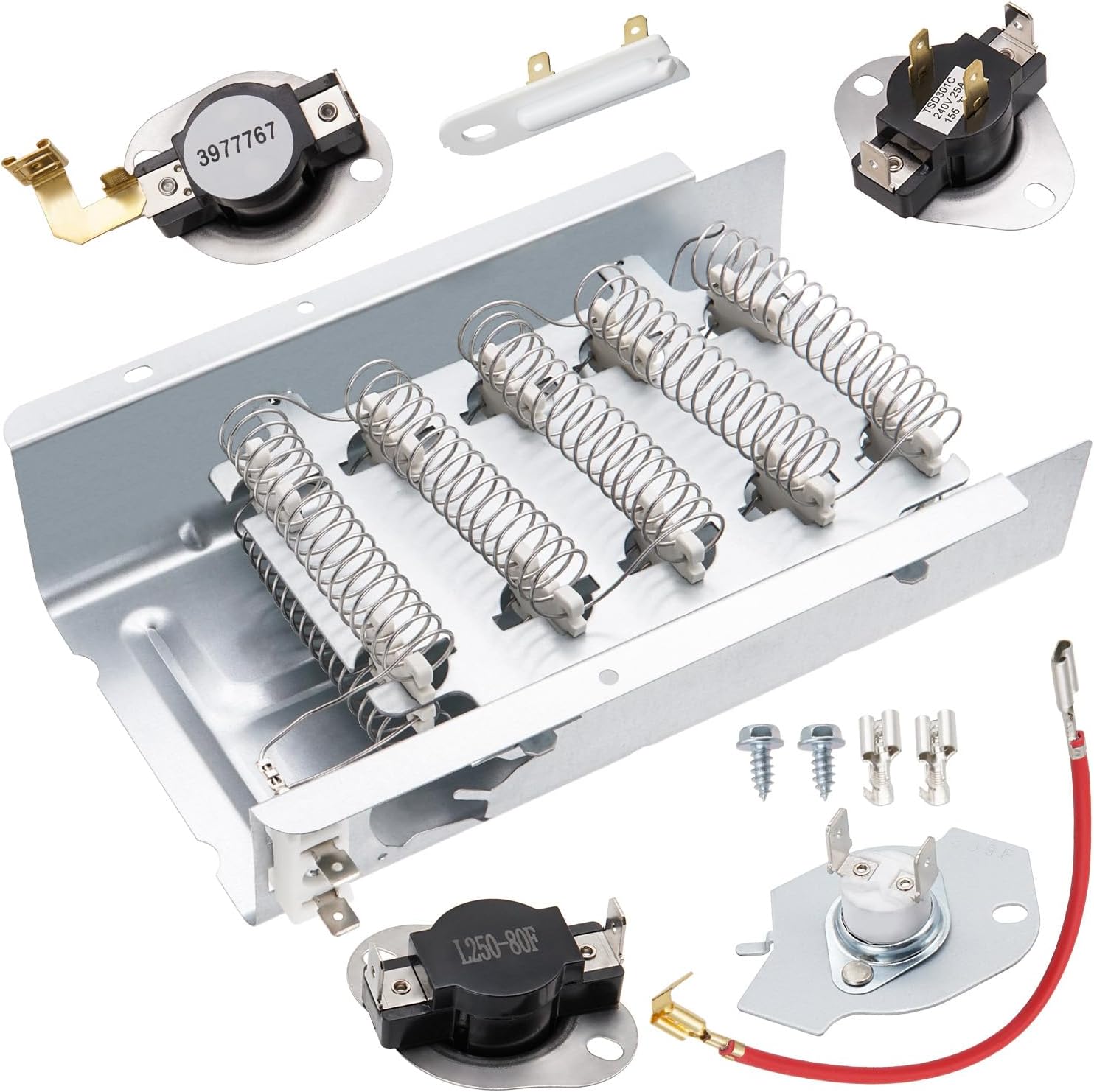 Whirlpool Dryer Heating Element Kit - Compatible Replacement