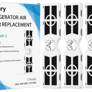 Hvatry Refrigerator Air Filter AF-2 - 3 Packs