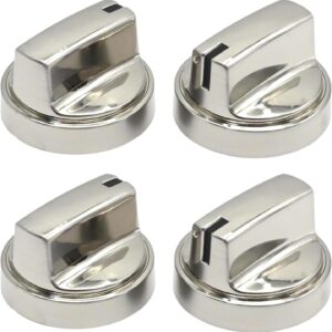 4-Pack GE Gas Stove Knobs WB03X29300 Replacement
