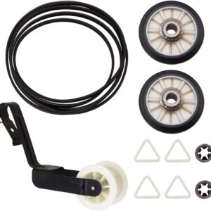 Whirlpool Dryer Repair Kit – Drum Rollers, Belt, Idler Pulley