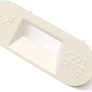 White Washer Lid Lock Bezel for Whirlpool & Maytag