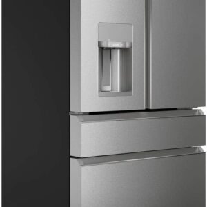 Cafe 27.8 cu. ft. Smart 4-Door Fridge - Platinum Glass
