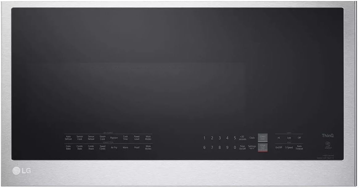 LG 1.7 cu. ft. Over Range Microwave with Air Fry in Stainless