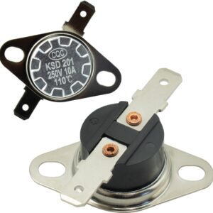 GE Microwave Thermostat 2-Pack KSD201 110°C Fuse