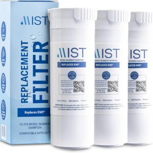 Mist XWF Water Filter for GE Fridges (3-Pack)