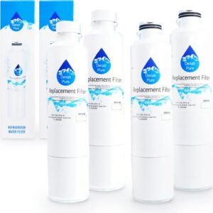 4-Pack Replacement Water Filter for Samsung RS261MDWP