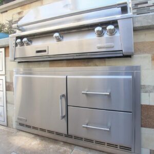 Alfresco ARXE-42 Built-In Under Grill Fridge - Stainless Steel