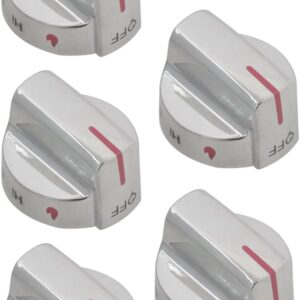 5-Pack Stove Knob Replacements for Frigidaire
