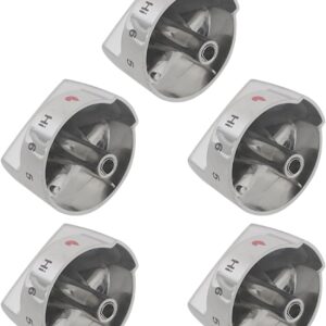 5-Pack Oven Burner Knobs Fit Frigidaire Stoves