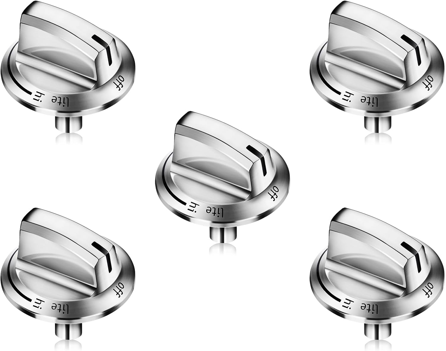 5-Pack Upgraded Gas Stove Knobs for Fridgidaire Ranges