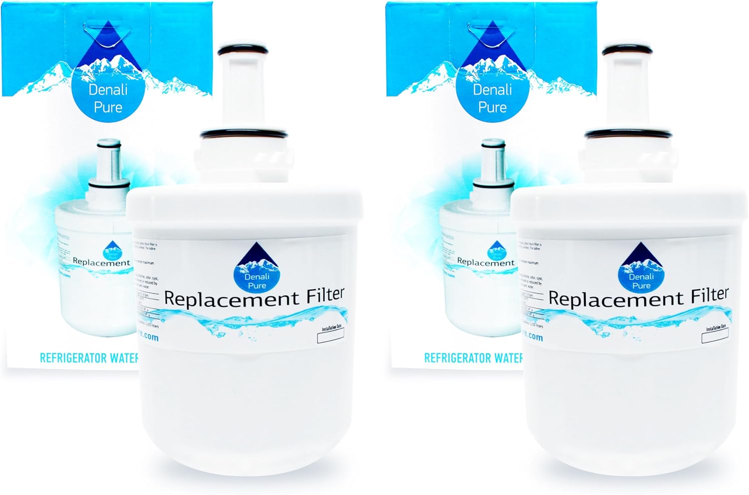 2-Pack Replacement Filter for Samsung RF266AEPN Fridge