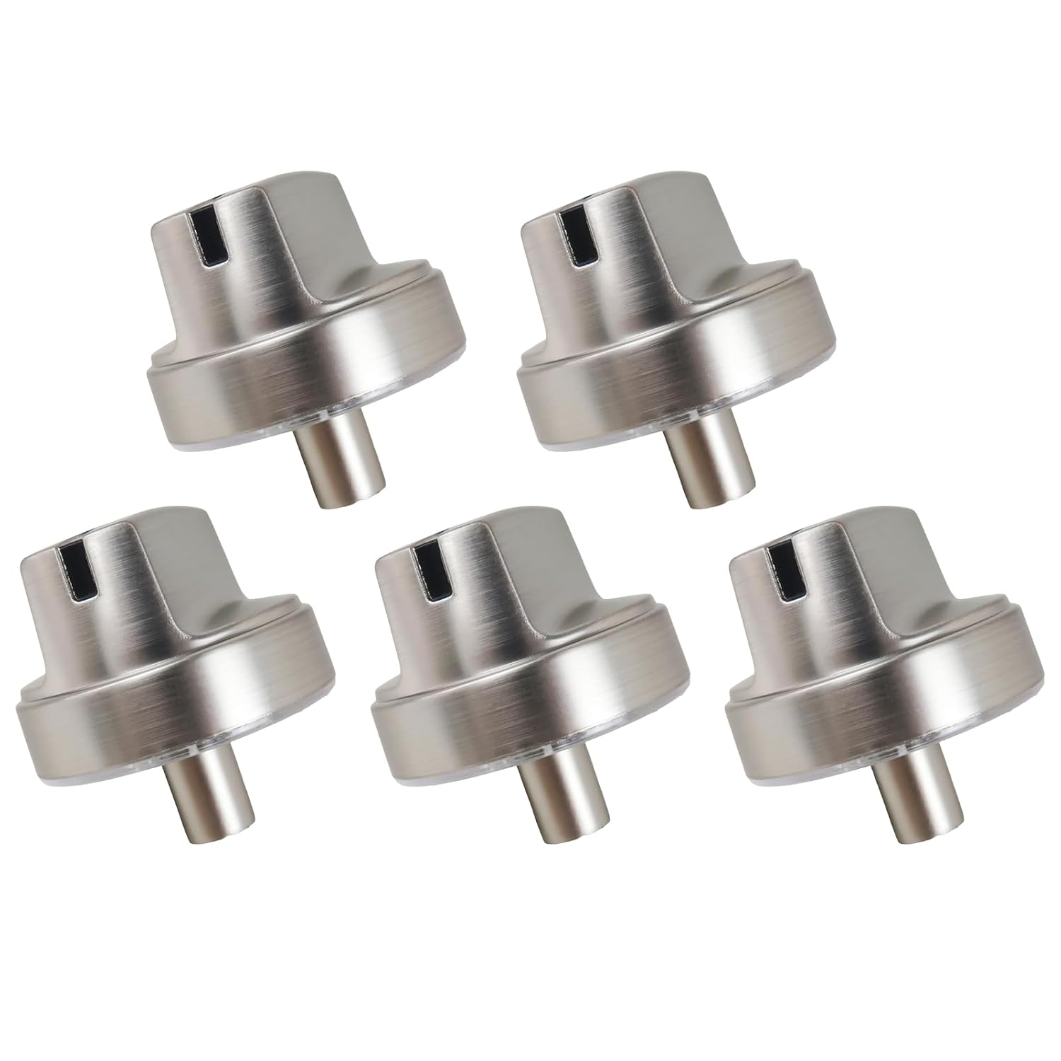 Stainless Steel Stove Knobs (5-Pack) | SodaSea