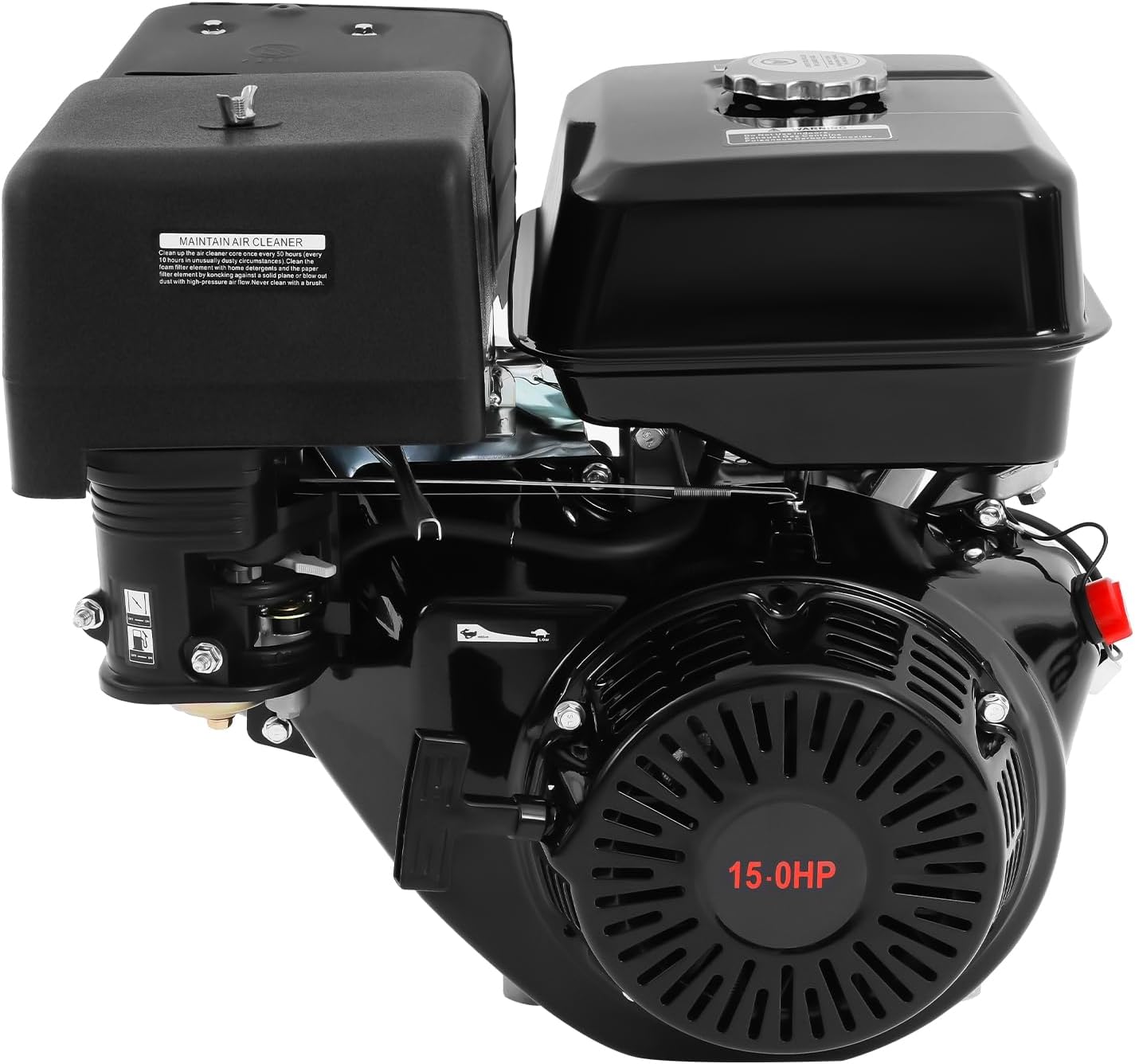 NKLOKSD 15HP 420CC Gas Engine for Go Karts & Log Splitters