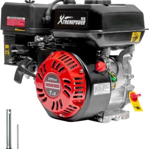 XtremepowerUS 7HP Gas Engine, 212cc OHV Replacement Motor