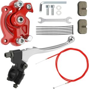 Mini Bike Rear Brake Lever Kit - 61in Cable & Caliper