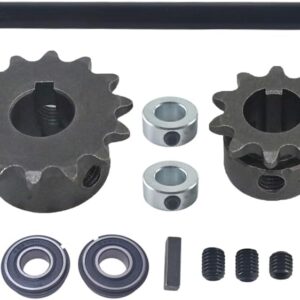 FUWTLP Go Kart Jackshaft Kit #35 Chain 5/8" x 14"