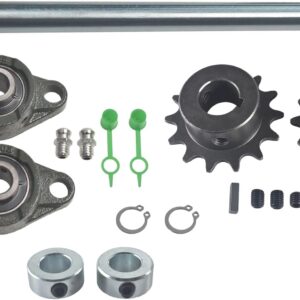 Go Kart Jackshaft Kit 5/8" x 10" #35 Chain