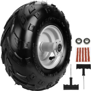 RZEOZU 145/70-6 Tires & Rims Kit for Mini Bike