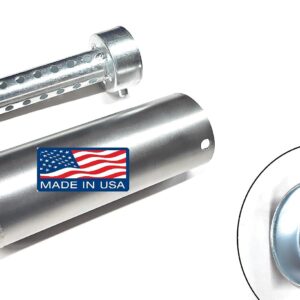 ARSPORT 304 Stainless Muffler 3/4 NPT for Minibike